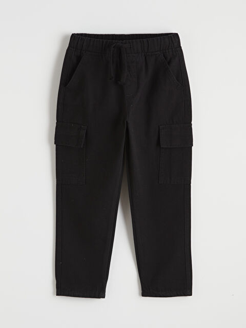 LCW Kids Beli Lastikli Erkek Çocuk Kargo Pantolon - S6LO75Z1-CVL