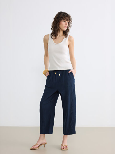 LCW Vision Beli Lastikli Kadın Pantolon - S6LP00Z8-ZJB