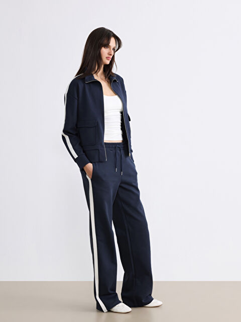 LCW Vision Beli Lastikli Geniş Paça Kadın Eşofman Altı - S6LP03Z8-HRZ