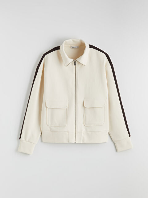 LCW Vision Dik Yaka Kadın Fermuarlı Sweatshirt - S6LP04Z8-R9J