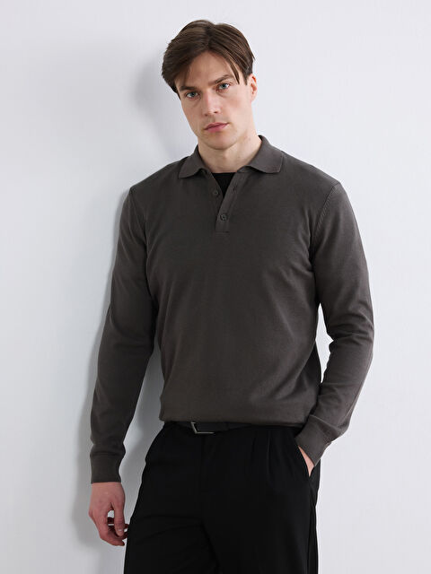 LCWAIKIKI Classic Polo Yaka Erkek Triko Kazak - S6LP78Z8-3EX