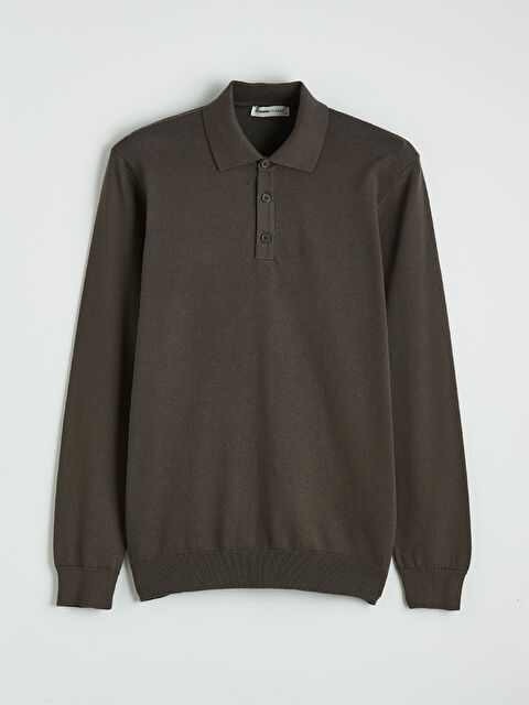 LCWAIKIKI Classic Polo Yaka Erkek Triko Kazak - S6LP78Z8-3EX