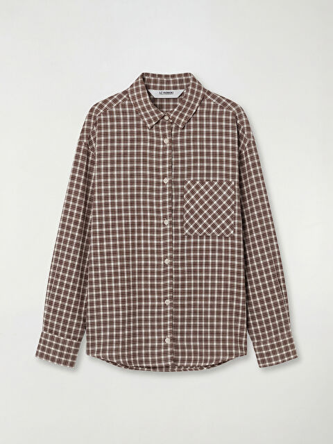 LCW Kids Ekose Poplin Kız Çocuk Gömlek - S6LP86Z4-LLL