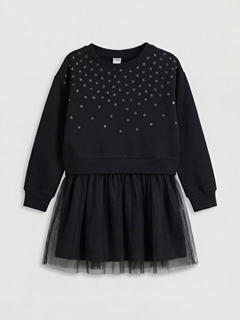 LCW Kids Robe NOIR Fille - S6LQ77Z4-CVL