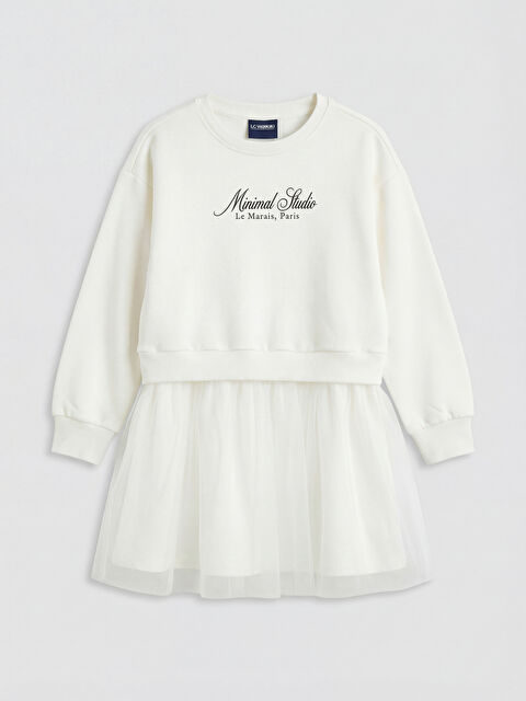 LCW Kids Robe ÉCROU Fille - S6LQ78Z4-FES