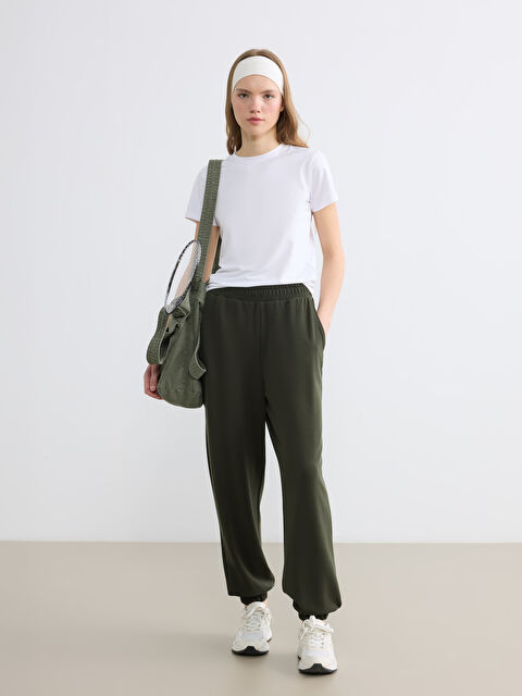 XSIDE Beli Lastikli Kadın Jogger Eşofman Altı - S6LQ84Z8-24V