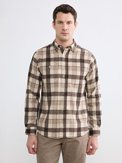 LCWAIKIKI Classic Cămașă Regular Fit Bărbați Carouri - S6LR20Z8-LLL