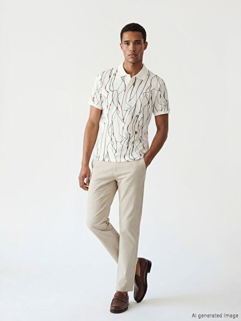 LCW Vision Slim Fit Gabardin Erkek Pantolon - S6LR98Z8-FKQ