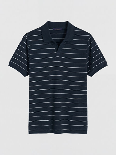 SOUTHBLUE Polo Yaka Çizgili Erkek Tişört