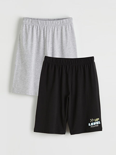 LCW Kids Baskılı Erkek Çocuk Pijama Şort