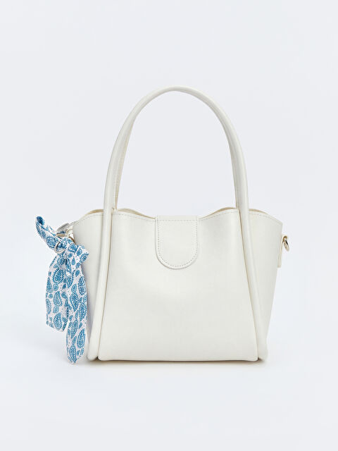 LCW ACCESSORIES Fular Aksesuarlı Deri Görünümlü Kadın Omuz Çantası	 - S6LS83Z8-CR8