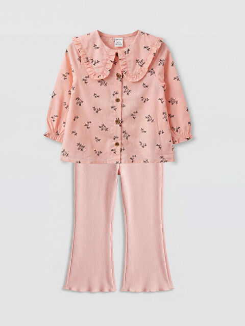 LCW baby Floral Baby Girls' Set - S6LT06Z1-LT4