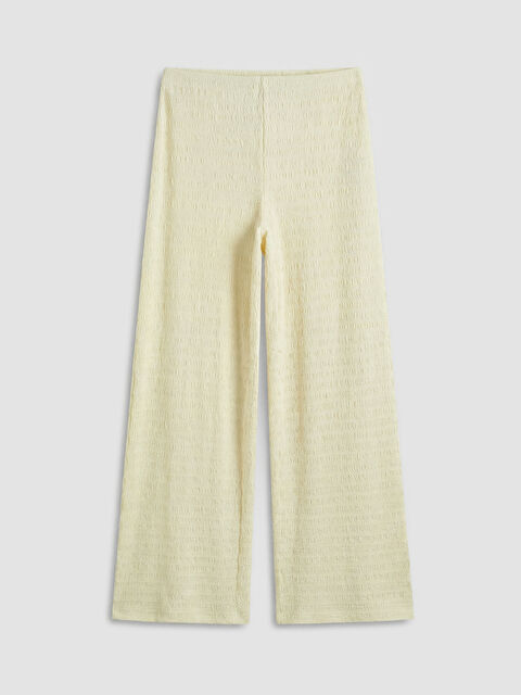 XSIDE Beli Lastikli Dokulu Kadın Pantolon - S6LT55Z8-ETY