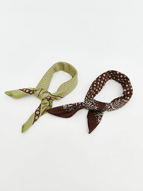 LCW ACCESSORIES Desenli Kadın Bandana  2'li - S6LT86Z8-HML