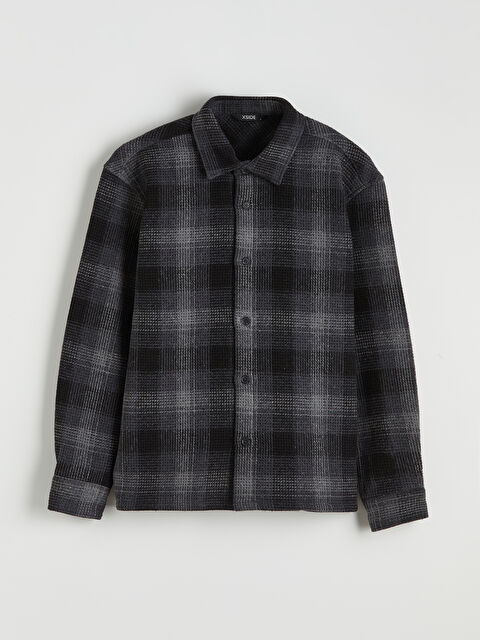 XSIDE Regular Fit Gömlek Yaka Erkek Gömlek Ceket - S6LV34Z8-LKX