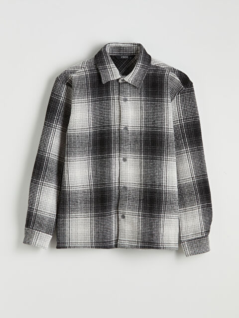 XSIDE Regular Fit Klasik Yaka Erkek Gömlek Ceket - S6LV34Z8-LMK