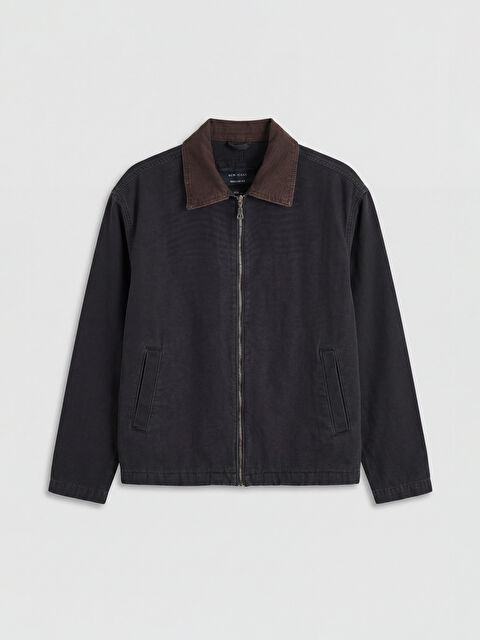 LCW Jeans Standart Kalıp Kadife Yaka Erkek Ceket - S6LV35Z8-309