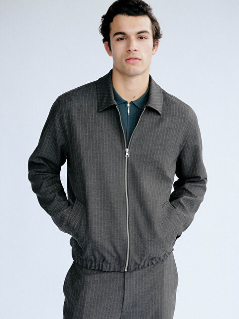 SOUTHBLUE Standart Kalıp Gömlek Yaka Erkek Mont - S6LV64Z8-LE0