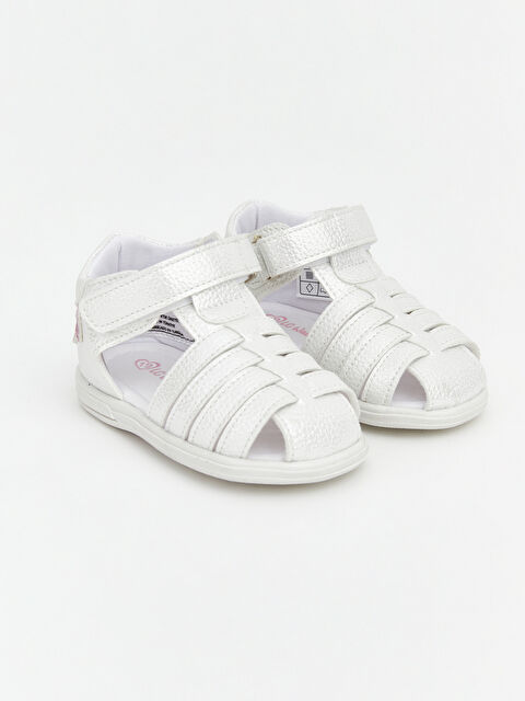 LCW STEPS Deri Görünümlü Kız Bebek Sandalet - S6LV98Z1-Q6K