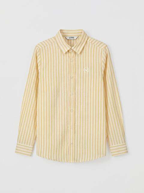 LC WAIKIKI Çizgili Erkek Çocuk Gömlek - S6LY20Z4-LKF