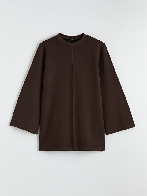 LCW Modest Oversize Kadın Sweatshirt Tunik - S6LY36Z8-HMK