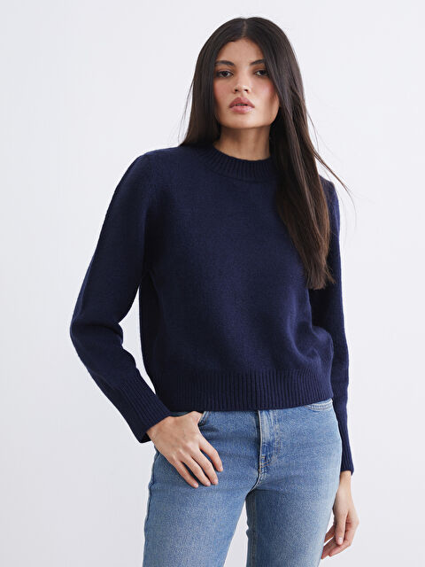 LCW Vision Bisiklet Yaka Kadın Triko Kazak - S6LY55Z8-HRZ