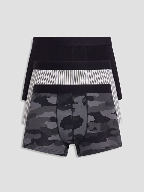 LC WAIKIKI Pamuklu Esnek Erkek Boxer 3'lü