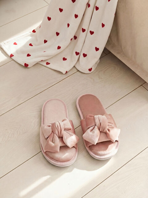 LCW STEPS Fiyonk Figürlü Kadın Ev Terliği - S6LY65Z8-D3V