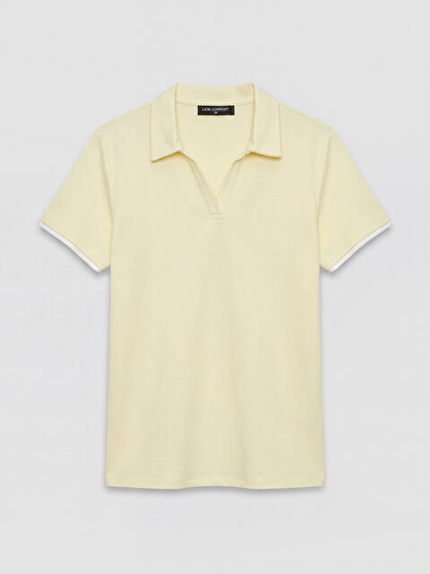 LCW Comfort Polo Yaka Kadın Tişört