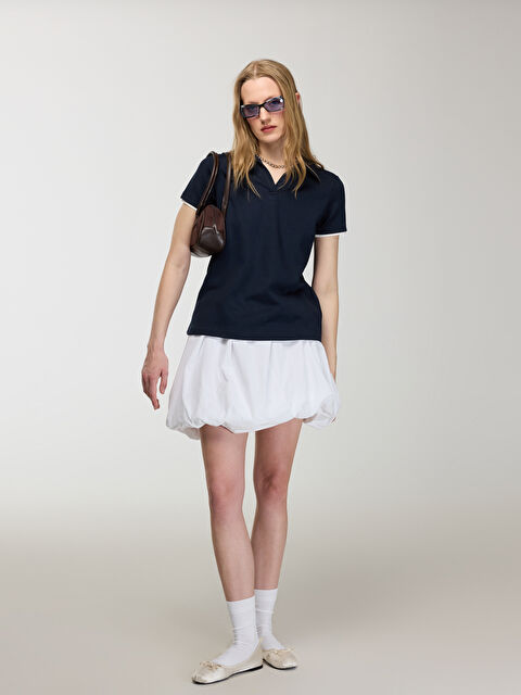 LCW Comfort Polo Yaka Kadın Tişört