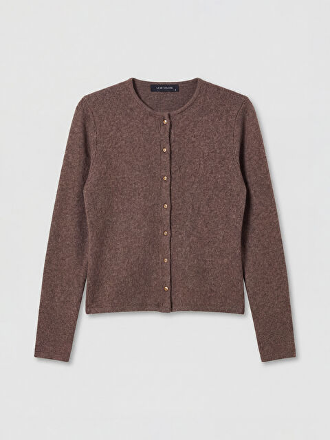 LCW Vision Bisiklet Yaka Kadın Hırka	 - S6M170Z8-4Z0