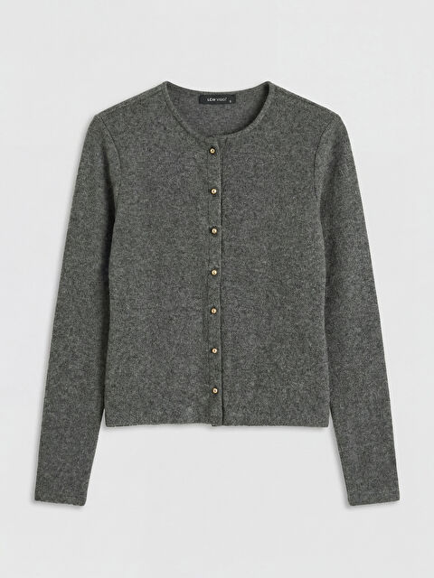 LCW Vision Bisiklet Yaka Kadın Hırka	 - S6M170Z8-D5D