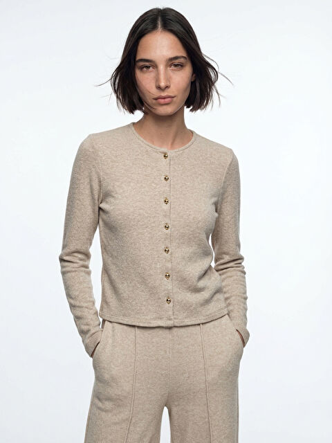 LCW Vision Bisiklet Yaka Kadın Hırka	