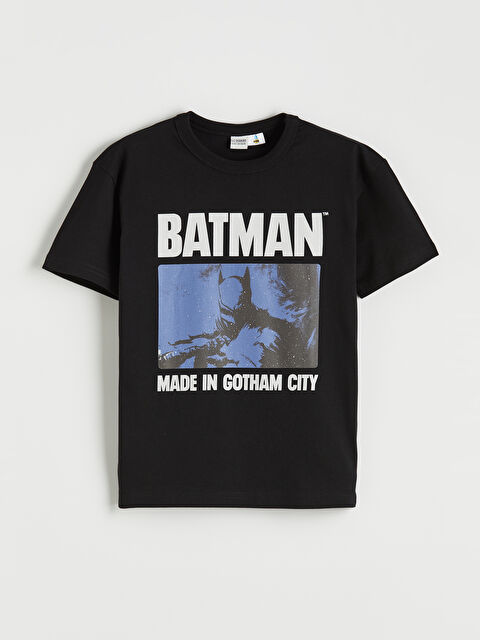 LCW Kids Batman Baskılı Erkek Çocuk Tişört - S6M181Z4-CVL