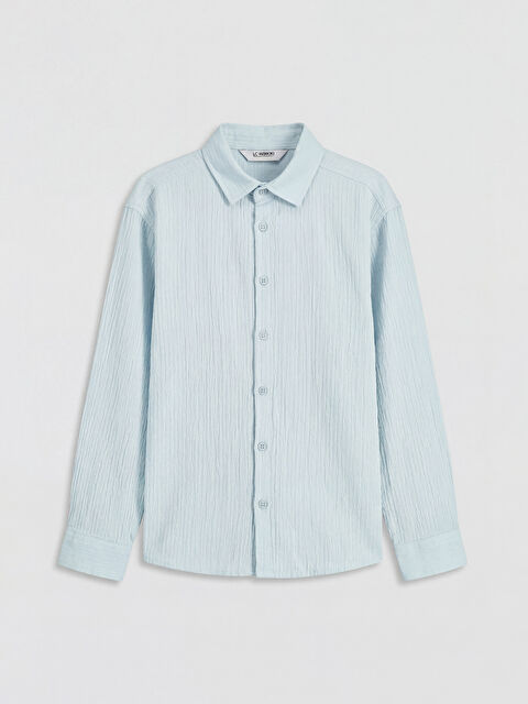 LCW Kids Dokulu Erkek Çocuk Gömlek - S6M193Z4-G5Z