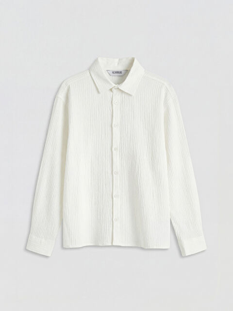 LCW Kids Dokulu Erkek Çocuk Gömlek - S6M193Z4-R9J