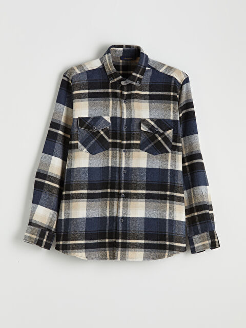 SOUTHBLUE Regular Fit Ekose Erkek Oduncu Gömlek - S6M241Z8-LN6