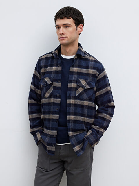 SOUTHBLUE Regular Fit Ekose Erkek Oduncu Gömlek	 - S6M242Z8-LN6