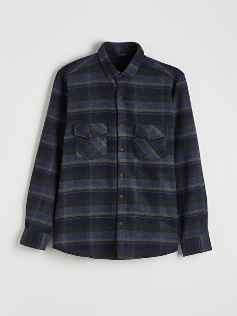 SOUTHBLUE Regular Fit Ekose Desenli Erkek Oduncu Gömlek - S6M244Z8-LN6