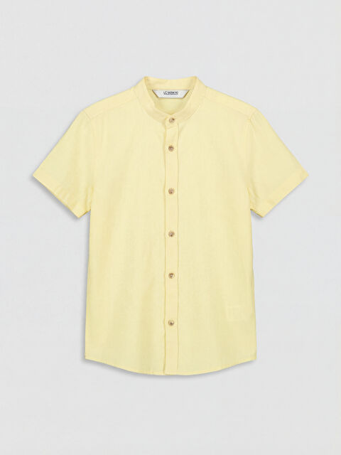 LCW ECO Hakim Yaka Kısa Kollu Erkek Çocuk Gömlek - S6M284Z4-ZRX