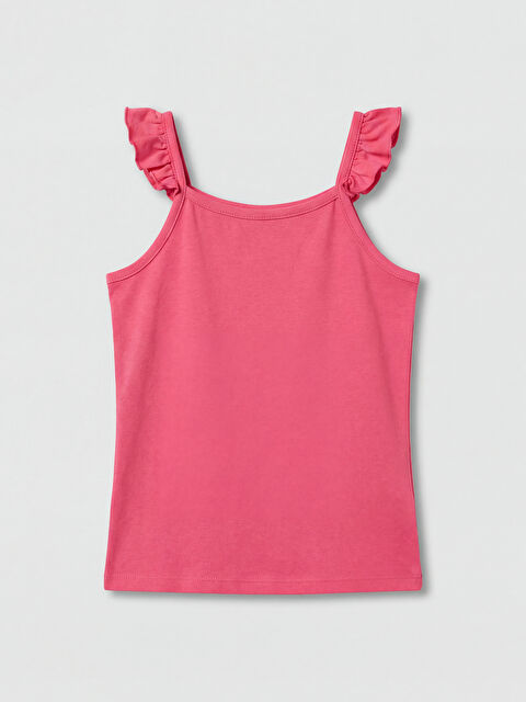 LCW ECO U Yaka Kız Çocuk Atlet - S6M286Z1-GZ6