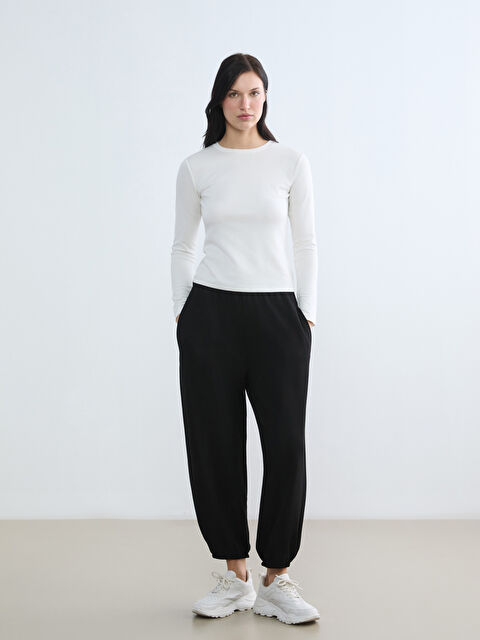 LCWAIKIKI Basic Soft Touch Kadın Jogger Eşofman Altı - S6M339Z8-CVL