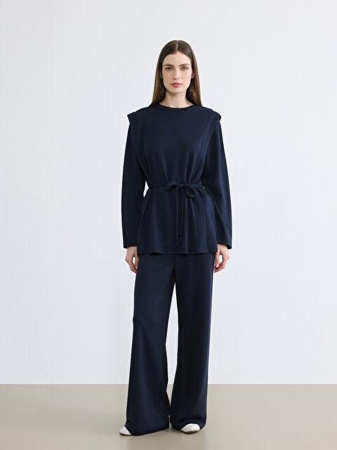 LCW Modest Beli Lastikli Soft Touch Kadın Eşofman Altı - S6M424Z8-HRZ