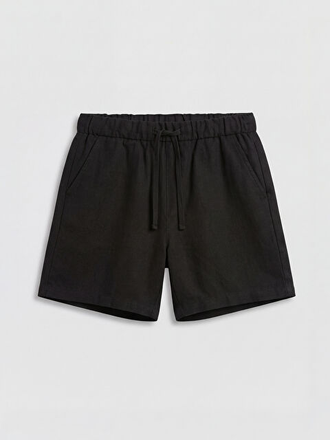 LCW ECO Beli Lastikli Bağcıklı Erkek Çocuk Şort - S6M521Z1-CVL