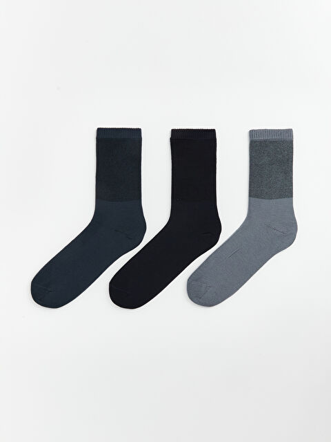 LCW ACCESSORIES Erkek Soket Çorap 3'lü - S6M533Z8-K00