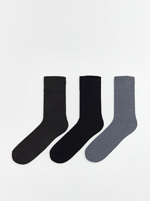 LCW ACCESSORIES Erkek Soket Çorap 3'lü - S6M535Z8-K00