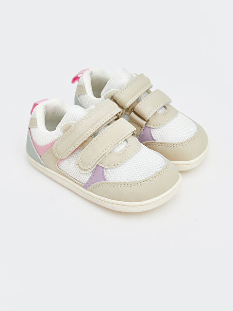LCW STEPS ჩვილი გოგონა კრემისფერი სპორტული ფეხსაცმელი - S6M544Z1-CZD