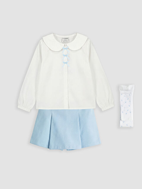 LCW Kids Kız Çocuk 3'lü Takım - S6M547Z1-R9J