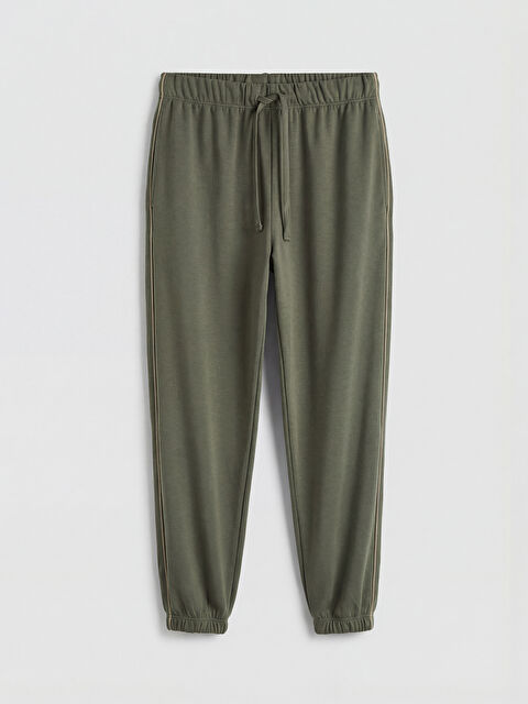 Natuvera Beli Lastikli Kadın Jogger Eşofman Altı - S6M550Z8-ZYL