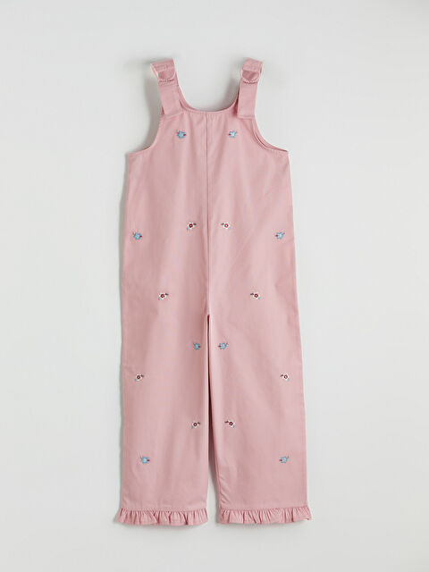 LCW Kids Kız Çocuk Nakışlı Salopet - S6M565Z1-FHR